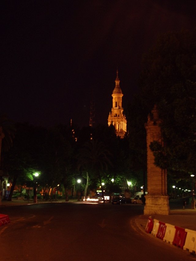 P5190182 plaza espan vanaf glorieta san diego - Sevilla